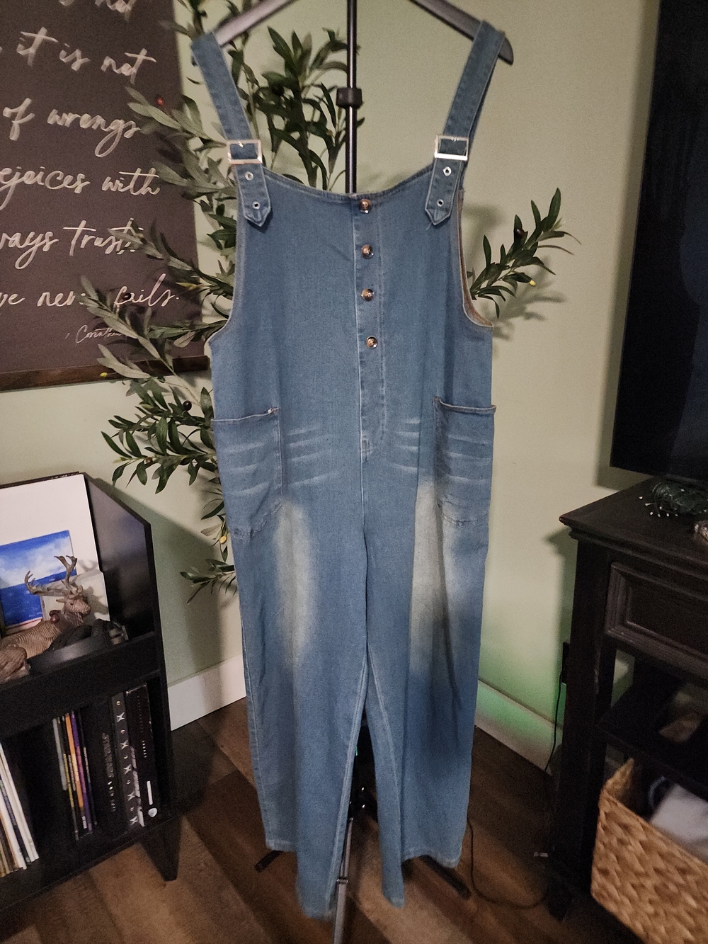 Brand New Never Worn Denim Overalls Size 15